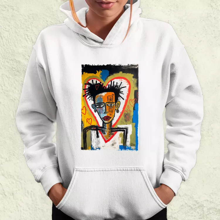 Basquiat digitális művészet v2 női pulóver