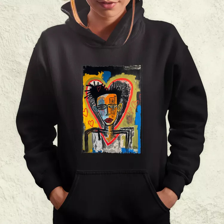 Basquiat digitális művészet v2 női pulóver
