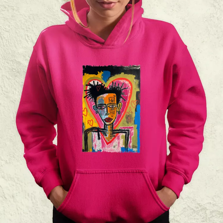 Basquiat digitális művészet v2 női pulóver