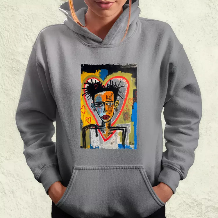 Basquiat digitális művészet v2 női pulóver