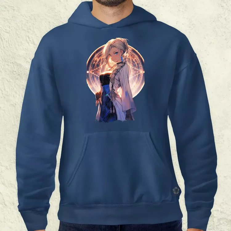 Anime varázslónő v7 férfi pulóver