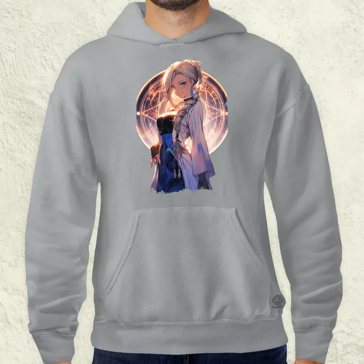 Anime varázslónő v7 férfi pulóver