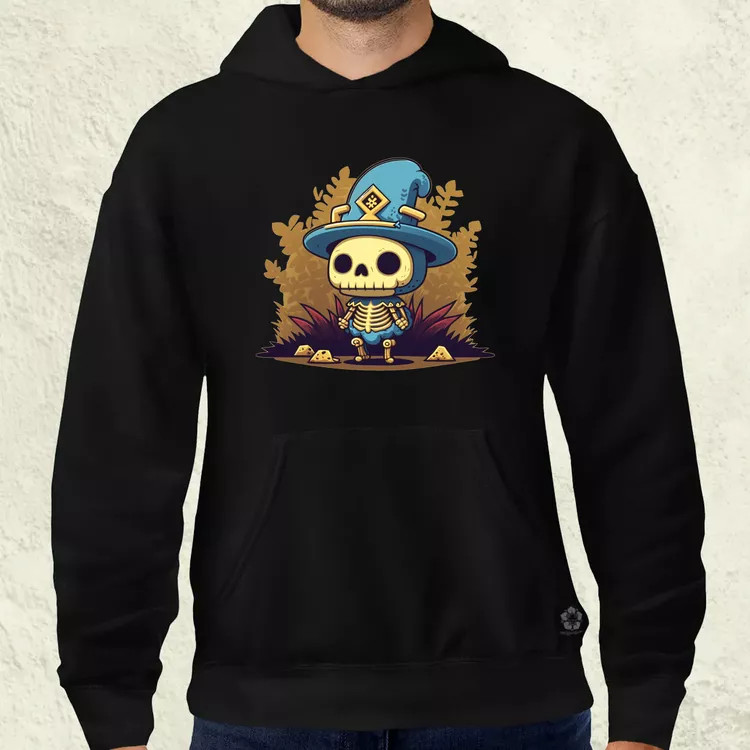 Chibi csontváz férfi pulóver