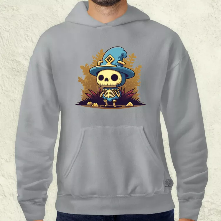 Chibi csontváz férfi pulóver