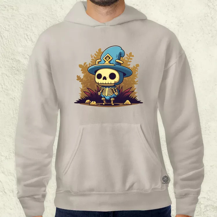 Chibi csontváz férfi pulóver