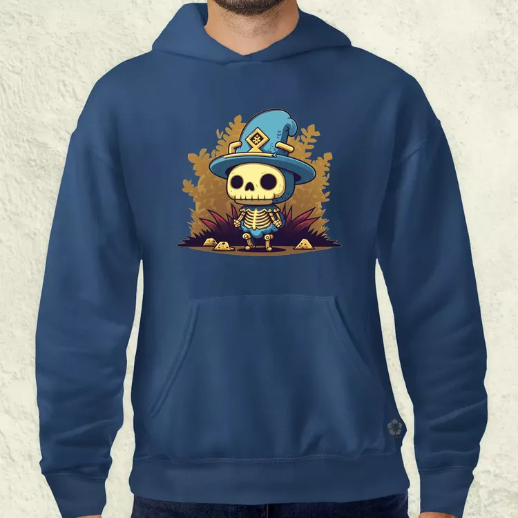 Chibi csontváz férfi pulóver