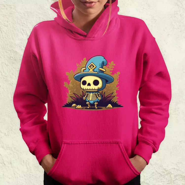 Chibi csontváz női pulóver
