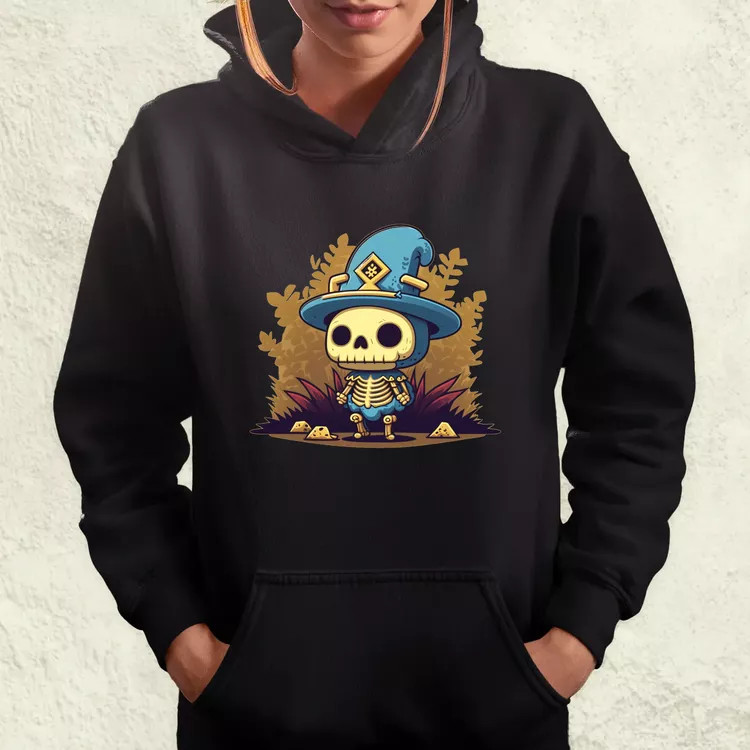Chibi csontváz női pulóver