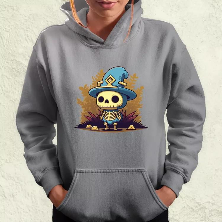 Chibi csontváz női pulóver