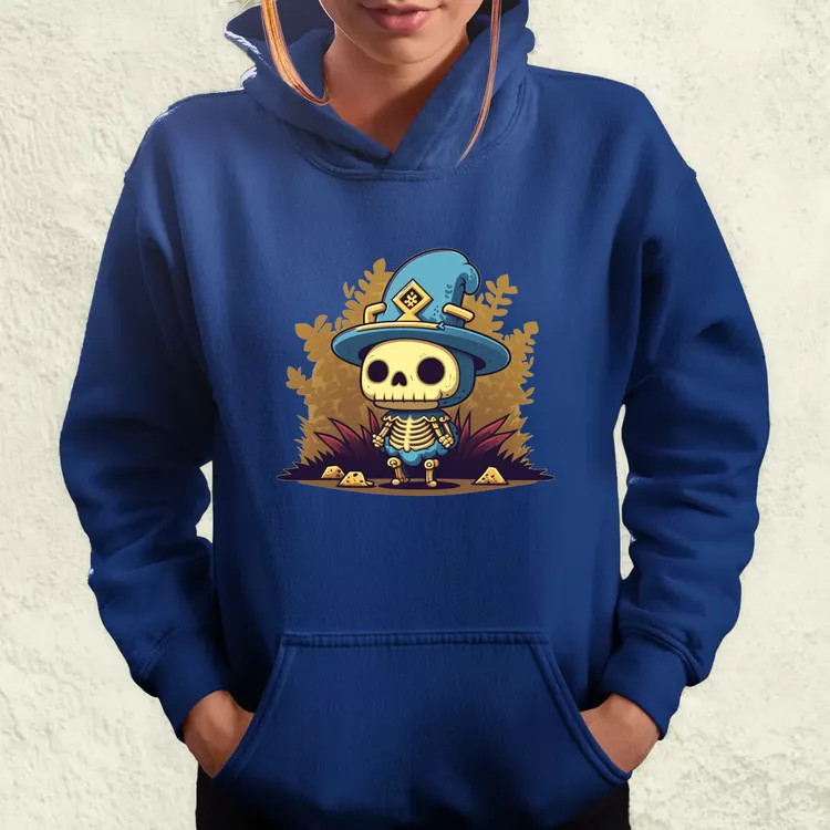 Chibi csontváz női pulóver