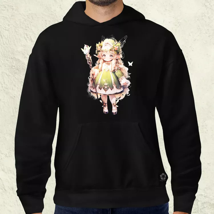 Chibi elf hercegnő v2 férfi pulóver