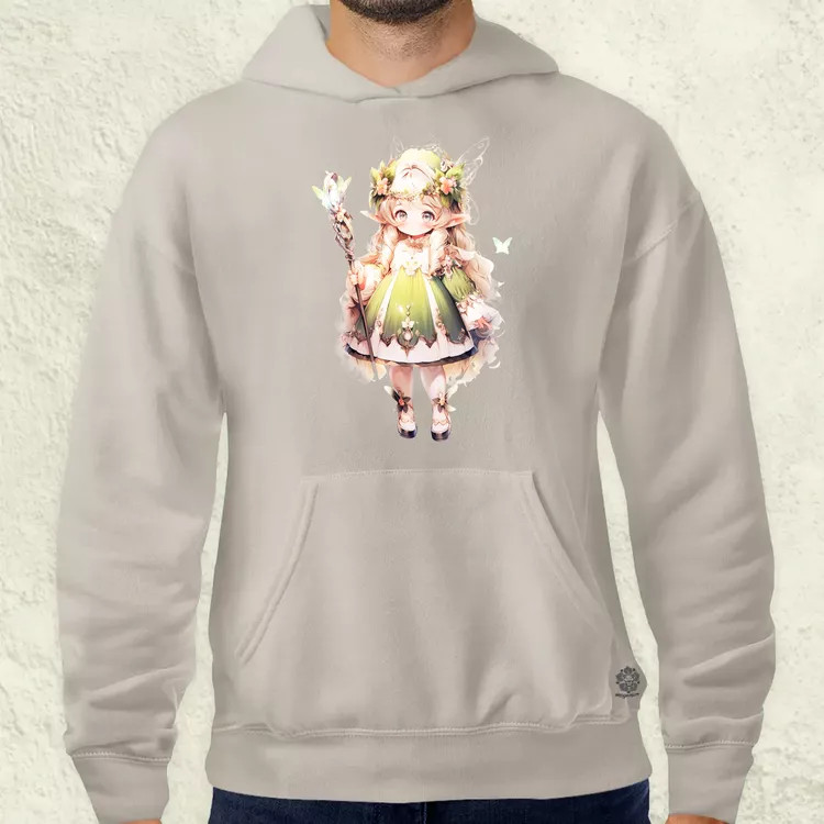 Chibi elf hercegnő v2 férfi pulóver