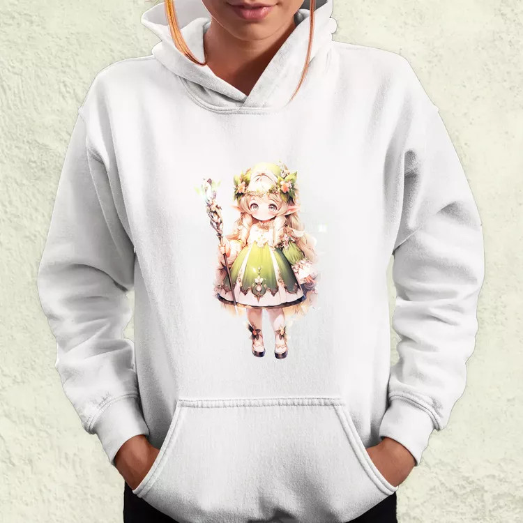 Chibi elf hercegnő v2 női pulóver