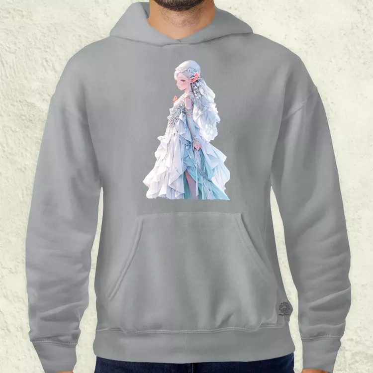 Chibi elf hercegnő v3 férfi pulóver