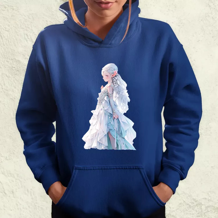 Chibi elf hercegnő v3 női pulóver