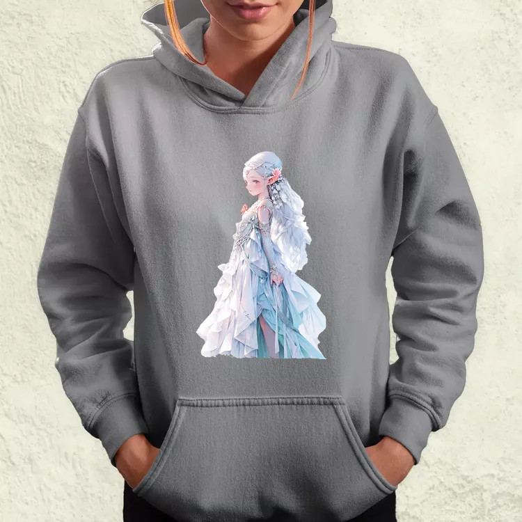 Chibi elf hercegnő v3 női pulóver