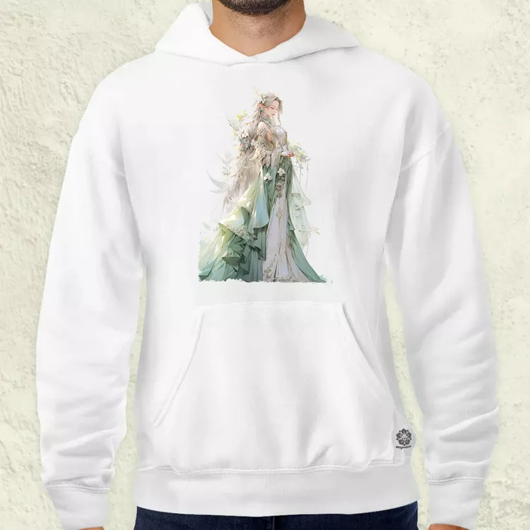 Chibi elf hercegnő v4 férfi pulóver