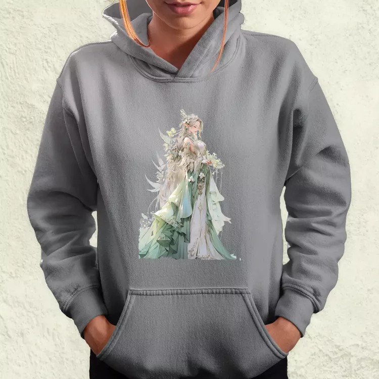 Chibi elf hercegnő v4 női pulóver