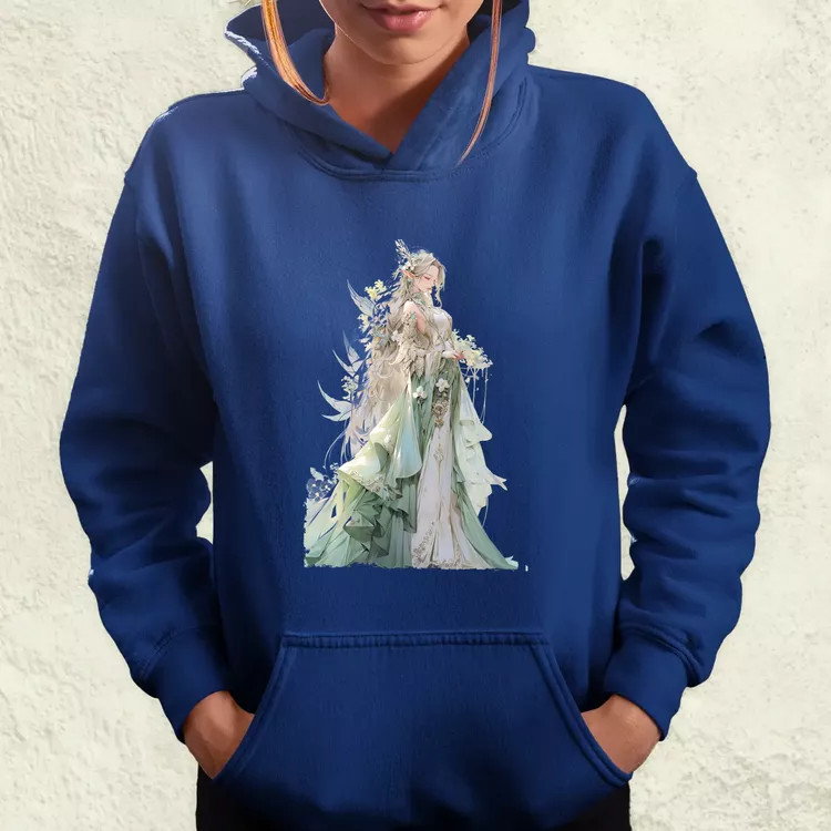 Chibi elf hercegnő v4 női pulóver