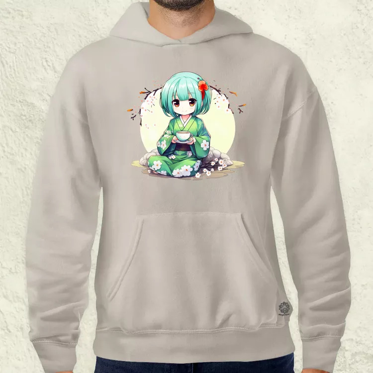 Chibi Gésa teázik v1 férfi pulóver