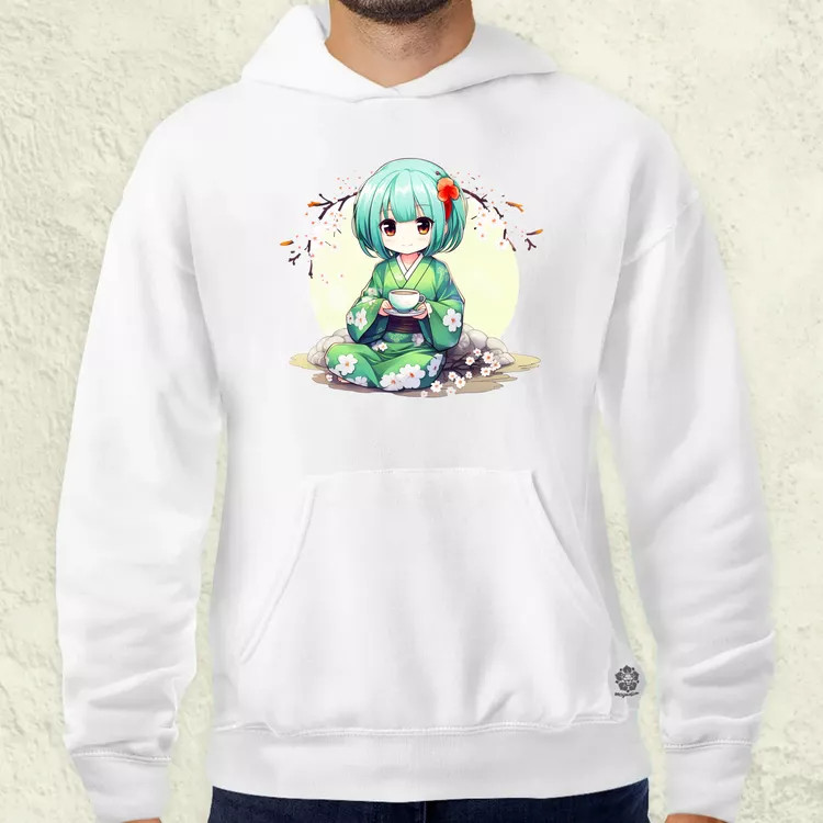 Chibi Gésa teázik v1 férfi pulóver