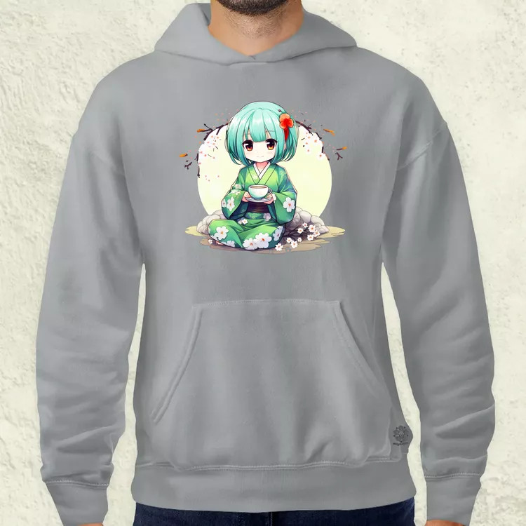 Chibi Gésa teázik v1 férfi pulóver