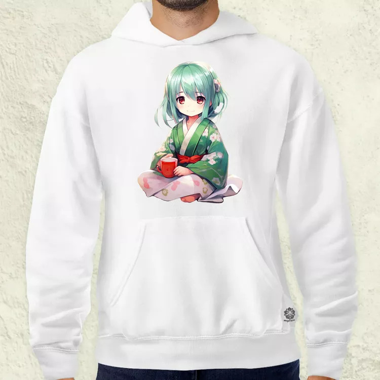 Chibi Gésa teázik v2 férfi pulóver