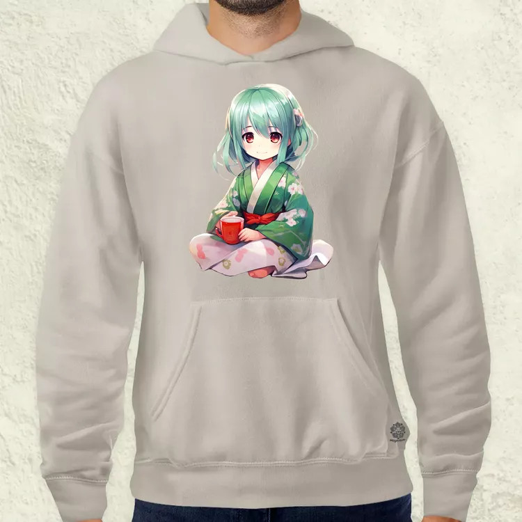 Chibi Gésa teázik v2 férfi pulóver