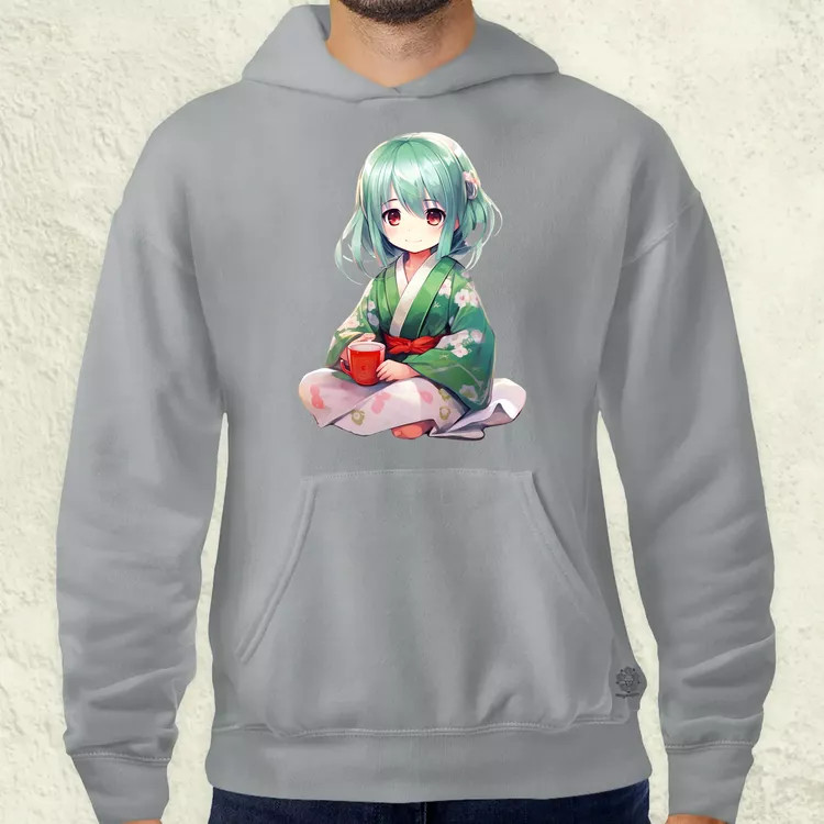 Chibi Gésa teázik v2 férfi pulóver