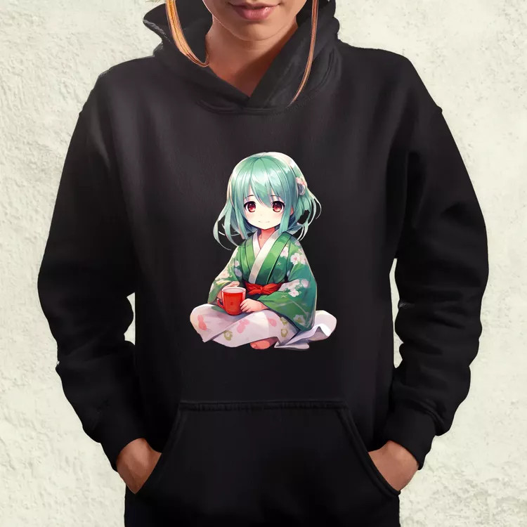 Chibi Gésa teázik v2 női pulóver