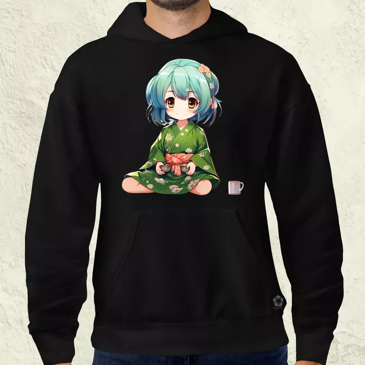 Chibi Gésa teázik v3 férfi pulóver