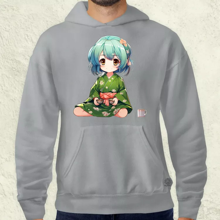 Chibi Gésa teázik v3 férfi pulóver