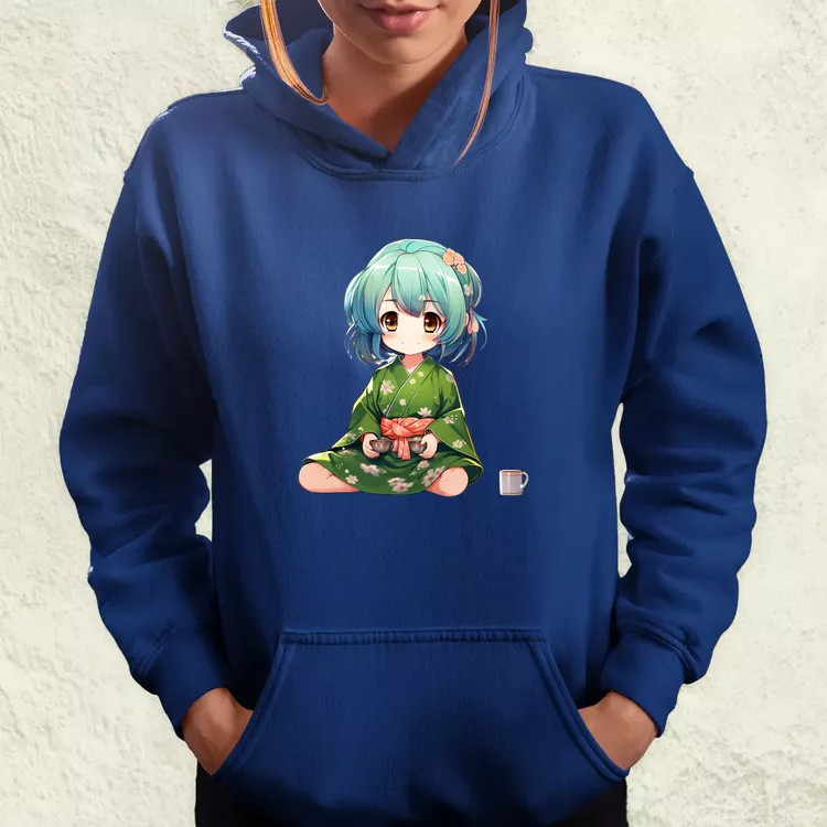 Chibi Gésa teázik v3 női pulóver
