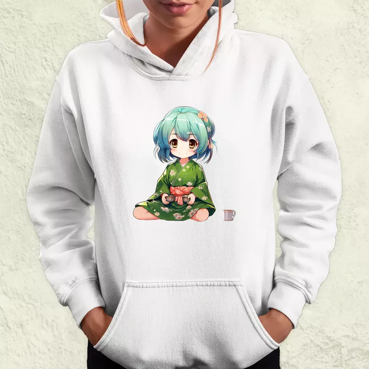 Chibi Gésa teázik v3 női pulóver