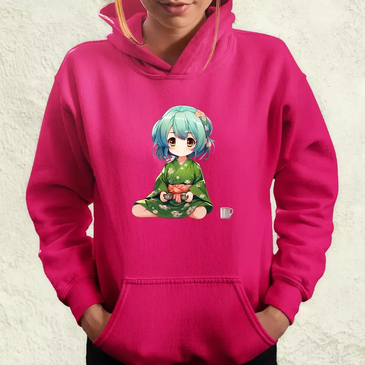 Chibi Gésa teázik v3 női pulóver