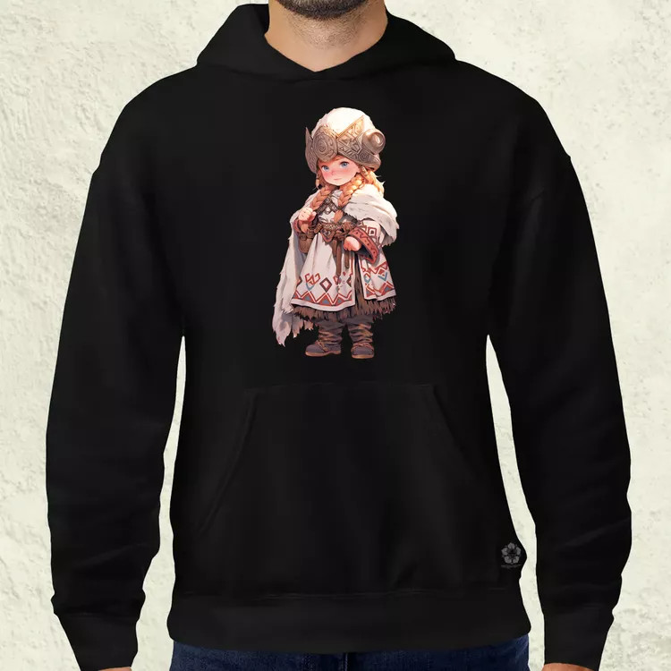 Chibi harcos leány v2 férfi pulóver
