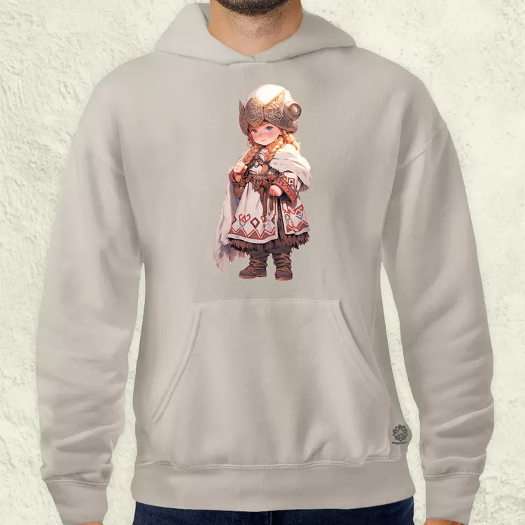 Chibi harcos leány v2 férfi pulóver