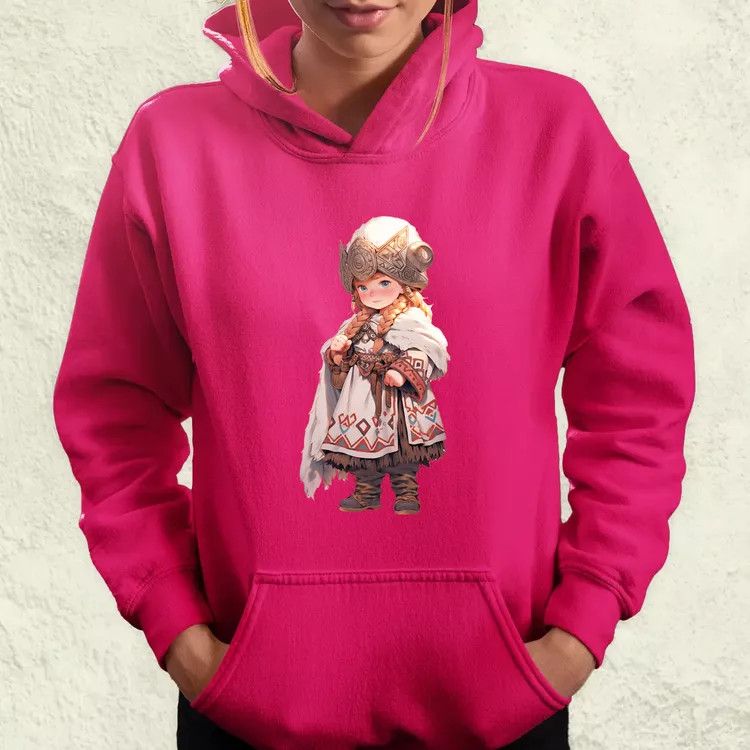Chibi harcos leány v2 női pulóver