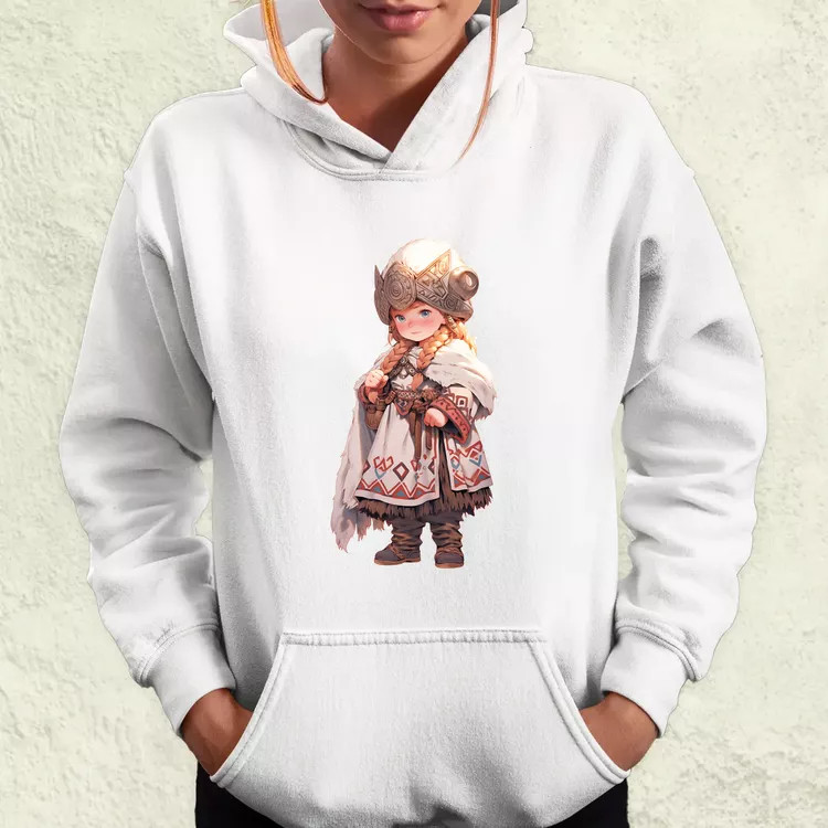 Chibi harcos leány v2 női pulóver