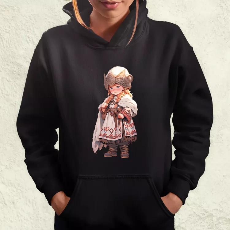 Chibi harcos leány v2 női pulóver