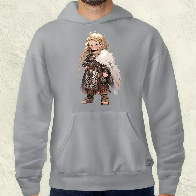 Chibi harcos leány v3 férfi pulóver