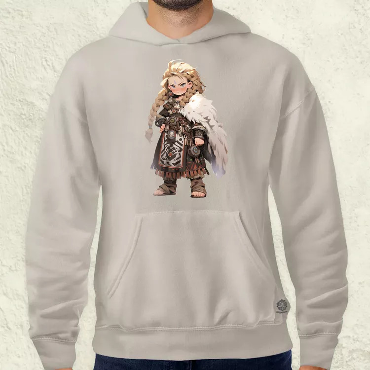 Chibi harcos leány v3 férfi pulóver