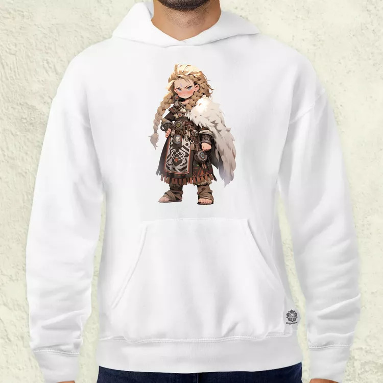 Chibi harcos leány v3 férfi pulóver