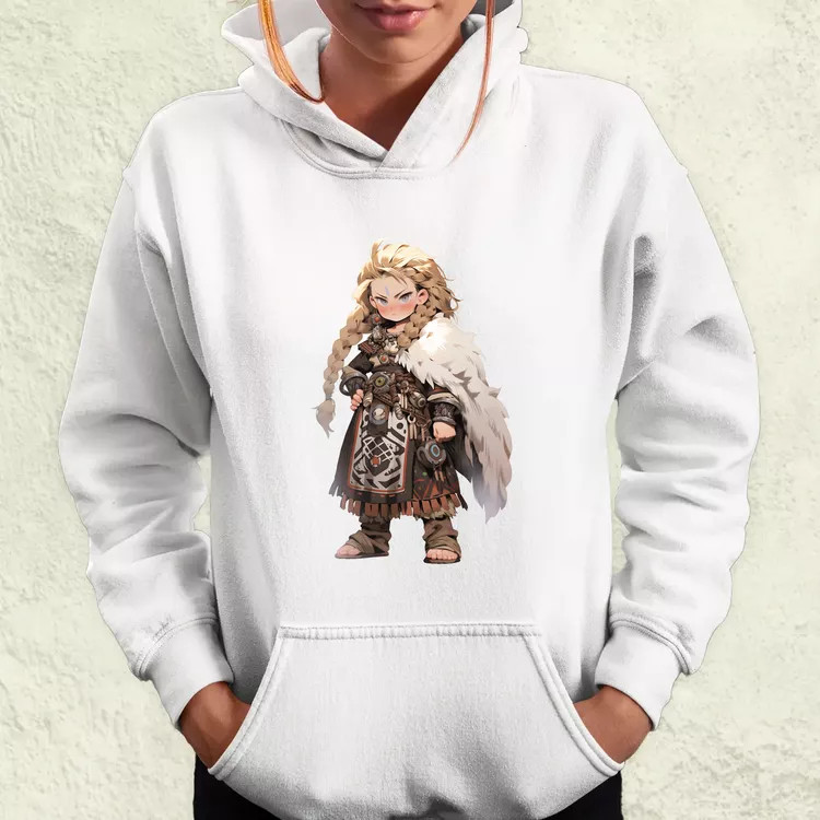 Chibi harcos leány v3 női pulóver