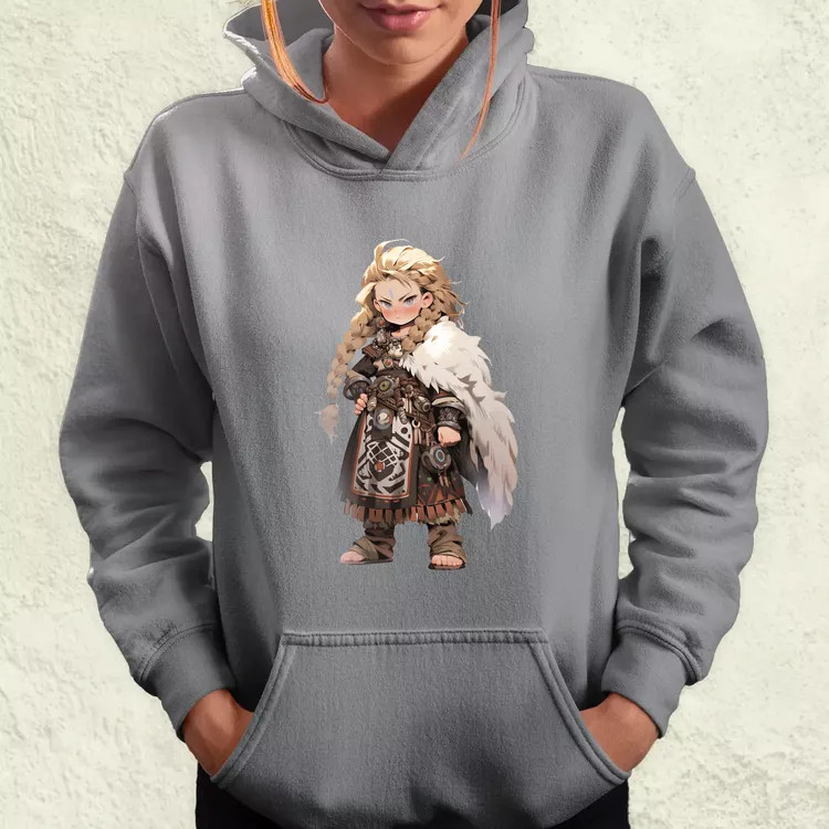 Chibi harcos leány v3 női pulóver