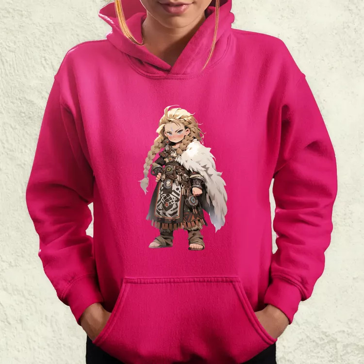 Chibi harcos leány v3 női pulóver