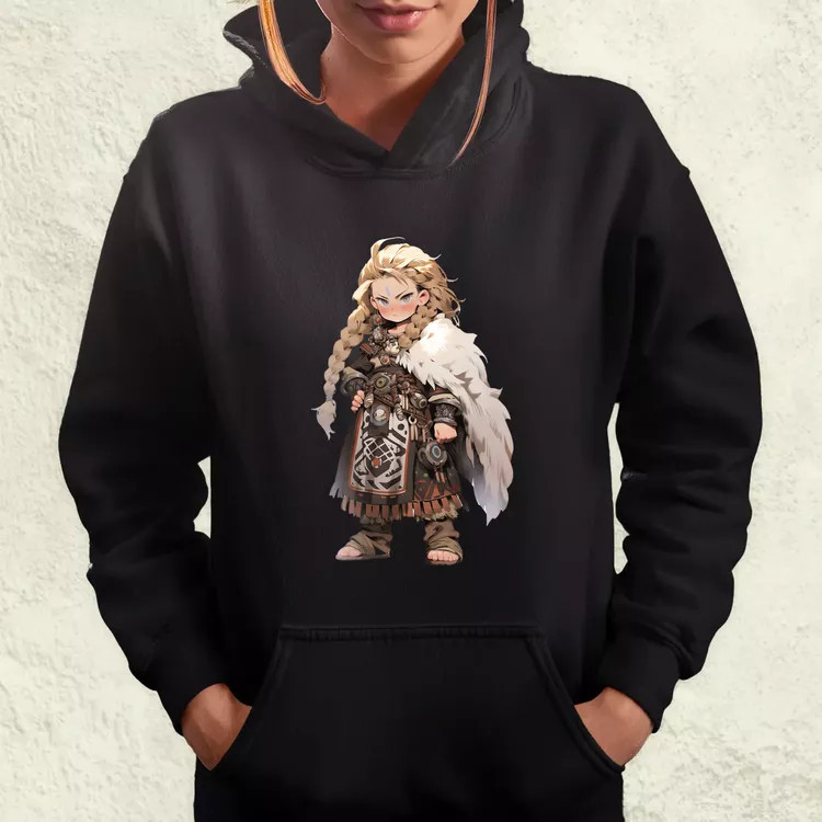 Chibi harcos leány v3 női pulóver