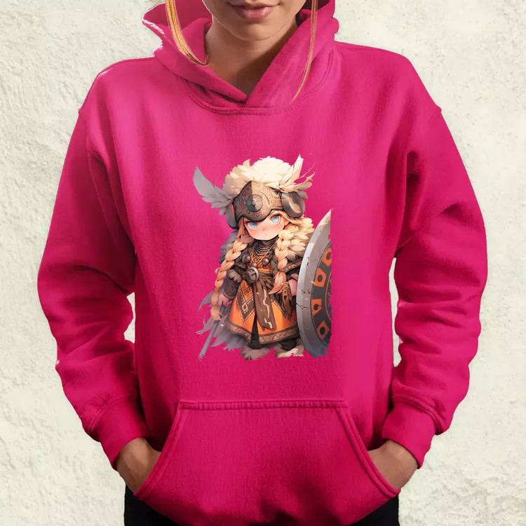 Chibi harcos leány v4 női pulóver