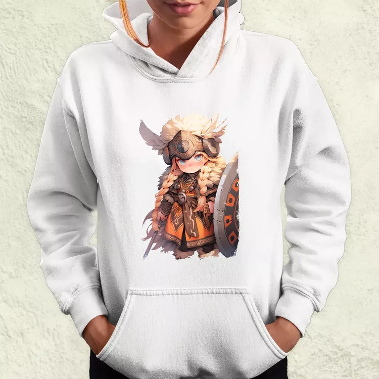 Chibi harcos leány v4 női pulóver
