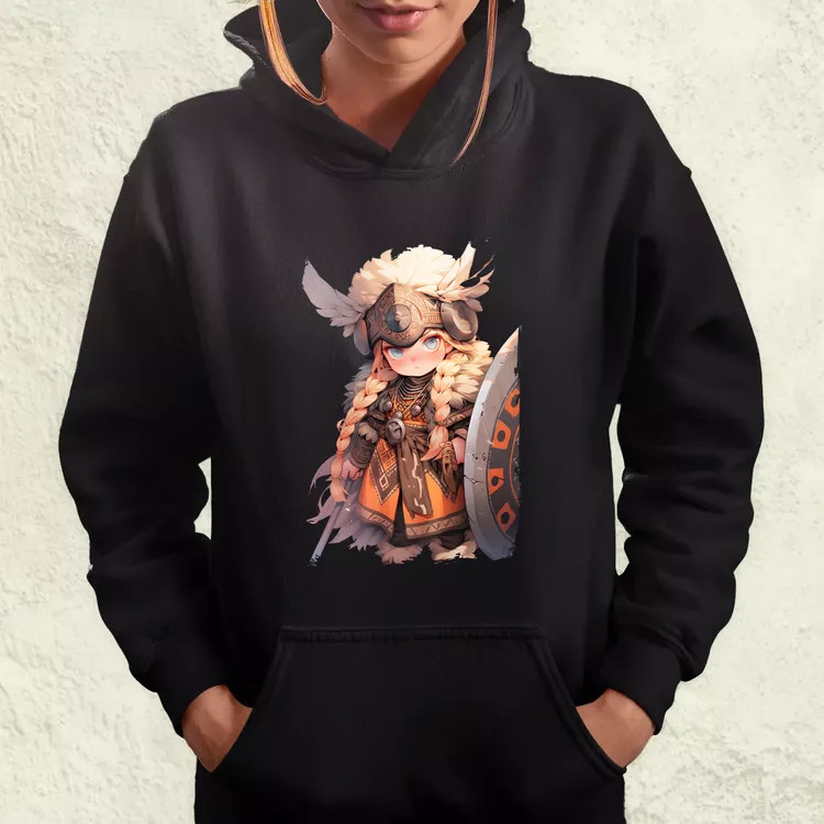 Chibi harcos leány v4 női pulóver